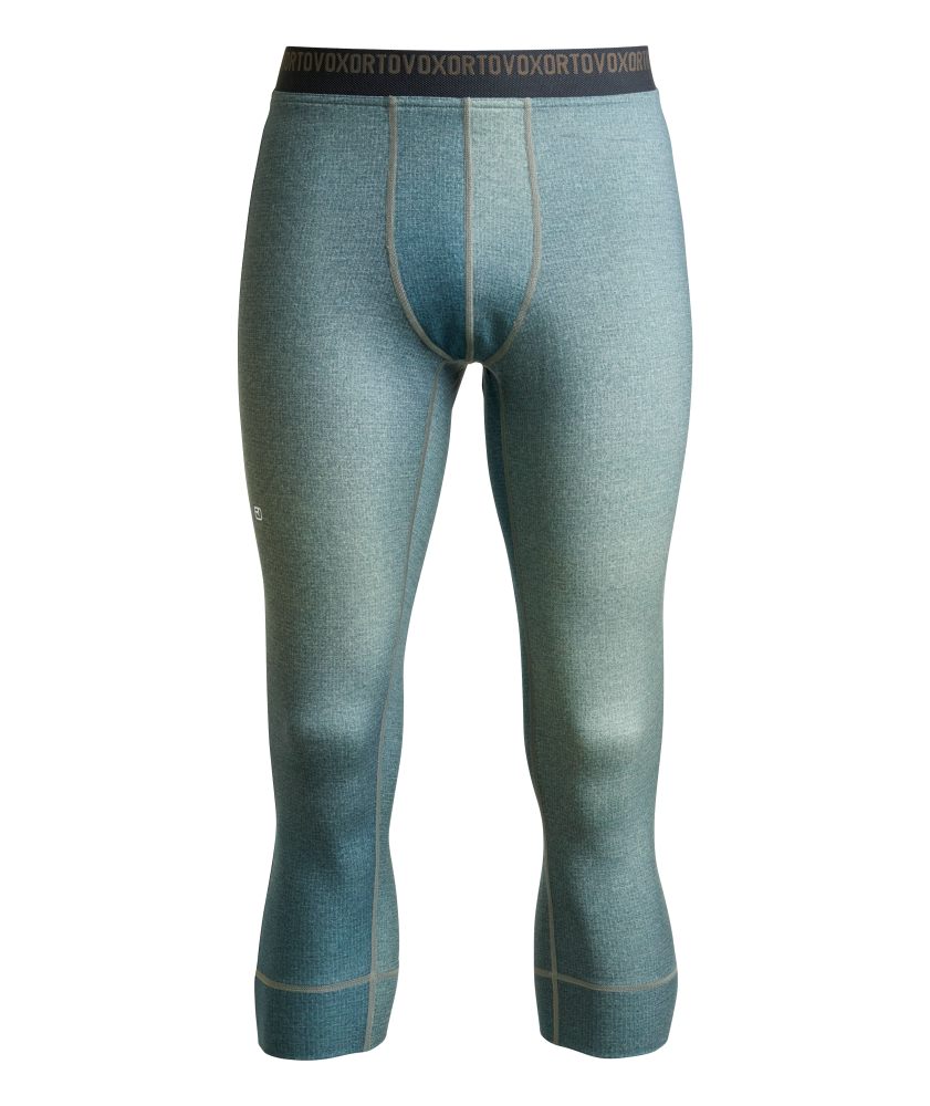 Termoprdlo ORTOVOX 185 Rock'N'Wool Print Short Pants Men's Aop Green Sage