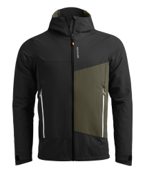 Softshellov� bunda ORTOVOX Seceda Softshell Jacket Men's Black Raven