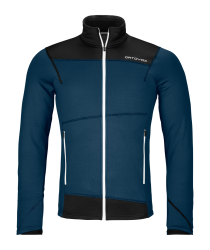 Mikina ORTOVOX Fleece Light Jacket Men's Deep Ocean