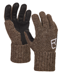 Rukavice Ortovox Classic Wool Glove Leather Black Sheep