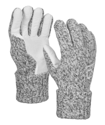 Rukavice Ortovox Classic Wool Glove Leather Grey Blend