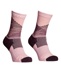 Pono�ky ORTOVOX All Mountain Mid Socks Women's Dawn Rose