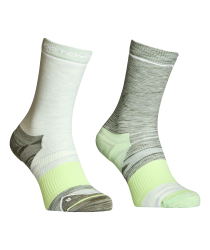 Pono�ky ORTOVOX Alpine Mid Socks Women's Green Acid