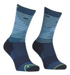 Ponoky Ortovox All Mountain Mid Socks Men's Petrol Blue