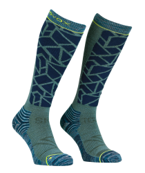 Ponoky Ortovox Ski Tour Compression Long Socks Men's Deep Ocean