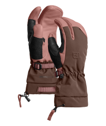 Rukavice ORTOVOX Merino Freeride 3 Finger Glove Women's Dusk Rose