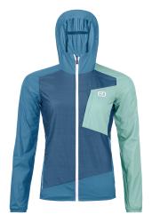 Bunda Ortovox Windbreaker Jacket Women's Petrol Blue