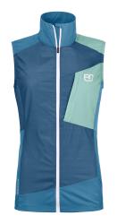 Vesta Ortovox Windbreaker Vest Women's Petrol Blue