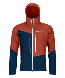 Softshellov bunda Ortovox Westalpen Softshell Jacket Men's Clay Orange