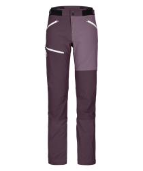 Softshellov nohavice Ortovox Westalpen Softshell Pants Women's Dark Wild Berry