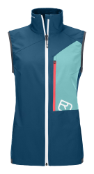 Vesta Ortovox Berrino Vest Women's Petrol Blue