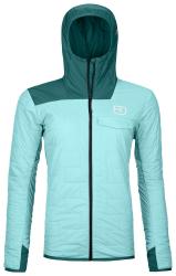 Zateplen bunda Ortovox Swisswool Piz Badus Jacket Women's Ice Waterfall