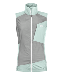 Vesta ORTOVOX Trace Windbreaker Vest Women's Green Sage