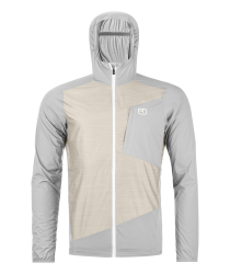 Bunda ORTOVOX Trace Windbreaker Jacket Men's White Tea