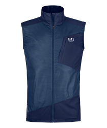 Vesta ORTOVOX Trace Windbreaker Vest Men's Blue Nunatak
