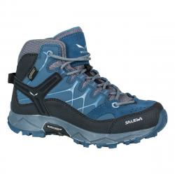 topnky SALEWA JR ALP TRAINER MID GTX 0365 DARK DENIM/CHARCOAL