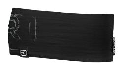 120 Tec Logo Headband Black Raven Onesize