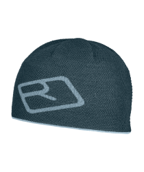 Merino Logo Knit Beanie Dark Arctic Grey Onesize