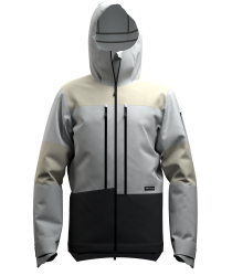 Hardshellov bunda ORTOVOX Ravine Free 3L Jacket Men's Grey Ice