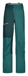 Nohavice Ortovox 3L Ortler Pants Women's Pacific Green Short