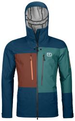 Bunda Ortovox 3L Deep Shell Jacket Men's Petrol Blue