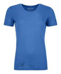 ORTOVOX Merino Logo Spray T-shirt Women's Sky Blue