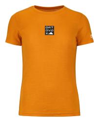 Triko Ortovox 185 Merino Square T-shirt Women's Autumn Leaves