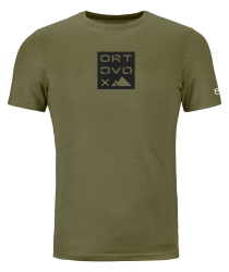 Triko Ortovox 185 Merino Square T-shirt Men's Wild Herbs