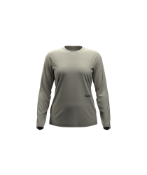Tri�ko s dlh�m ruk�vom ORTOVOX 185 Merino Patch Long Sleeve Women's White Tea