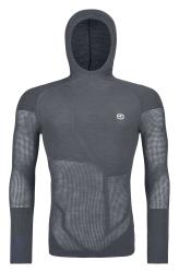 Termoprdlo Ortovox Merino Thermovent Hoody Men's Dark Grey Blend