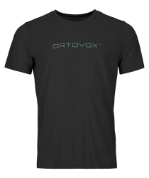 Tri�ko ORTOVOX 150 Cool Brand T-shirt Men's Black Raven