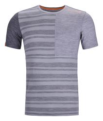 Termoprdlo Ortovox 185 Rock'N'Wool Short Sleeve Men's Grey Blend