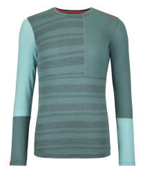 Termoprdlo Ortovox 185 Rock'N'Wool Long Sleeve Women's Arctic Grey