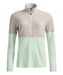 Termoprdlo ORTOVOX 185 Rock'N'Wool Zip Neck Women's White Tea