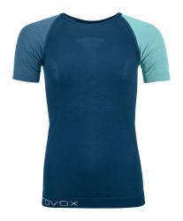 ORTOVOX 120 Competition Light Short Sleeve Women's Petrol Blue