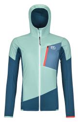 Bunda Ortovox Ladiz Hybrid Jacket Women's Petrol Blue