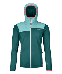 VZOREK Fleece Plus Hoody Women's Pacific Green M