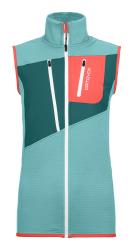 ORTOVOX Fleece Grid Vest Women's Ice Waterfall