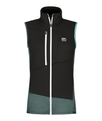 VZOREK Fleece Grid Vest Women's Dark Arctic Grey M