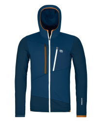 Fleece Ortovox Fleece Grid Hoody Men's Deep Ocean