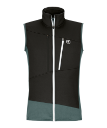 Vesta Ortovox Fleece Grid Vest Men's Dark Arctic Grey