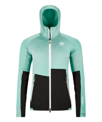 ORTOVOX Fleece Rib Hoody Women's Aquatic Ice