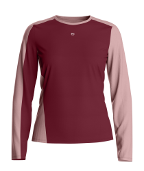 Tri�ko ORTOVOX 120 Cool Tec Fast Upward Long Sleeve Women's Red Malbec