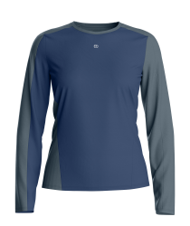Tri�ko ORTOVOX 120 Cool Tec Fast Upward Long Sleeve Women's Blue Nunatak
