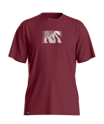 Tri�ko ORTOVOX 120 Cool Tec Mtn Sun T-shirt Men's Red Malbec