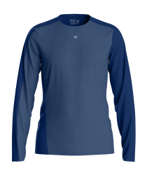 Tri�ko ORTOVOX 120 Cool Tec Fast Upward Long Sleeve Men's Blue Nunatak