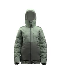 Freeridov budna ORTOVOX Downwool 270 Jacket Women's Green Acid