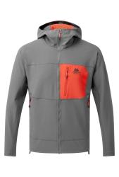 Softshellov bunda Mountain Equipment Arrow Hooded Jacket Men's Anvil Grey/Redrock