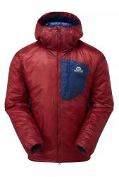 Zateplen bunda Mountain Equipment Oreus Hooded Jacket Men's Merlot/Admiral Blue