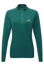 Triko Mountain Equipment Cerrig Long Sleeve Zip T Women's Deep Teal